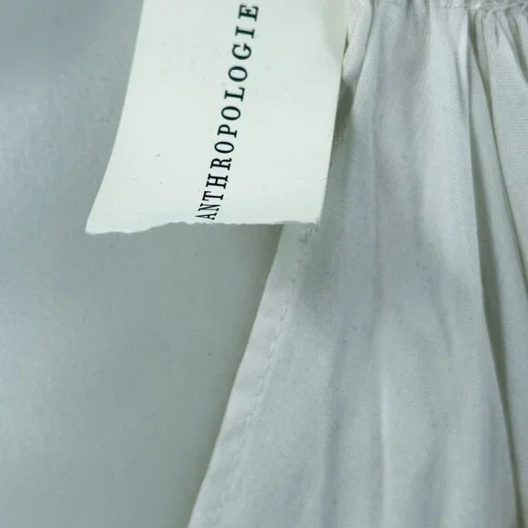 Letmebe Anthropologie XS Halter Maxi Dress Brown & White Colorblock Viscose - Picture 8 of 13